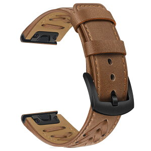 TRUMiRR �r���v�o���h Fenix 7X Pro Sapphire Solar / 6X Pro / 5X Plus�p 26mm �N�C�b�N�t�B�b�g���U�[�r���v�o���h V�p�^�[�� �X�e�����X�X�`�[���o�b�N���X�g���b�v Garmin Epix Pro 51mm / Fenix 3 / Enduro 2 / Descent