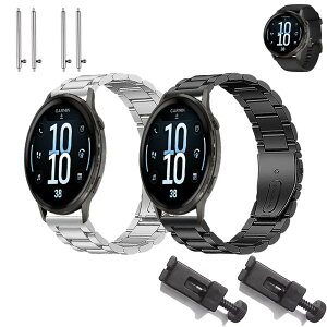 [SUNZHXIN] �y2������z�y3�ʃ`�F�[���z For GARMIN(�K�[�~��) Venu 4 45mm 1.4�C���` �o���h �����x���g 22mm ����3�ʃ`�F�[�����^���o���h �ʋC���ǍD ���߉\ ���G��ǍD �h�� �h�� �ȈՑ����E���O