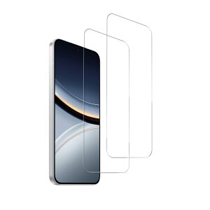 HKKAIS Xiaomi POCO F7 �t�B�����y2���Z�b�g�z���{���Ɏq�̗p Xiaomi POCO F7 �p �K���X�t�B���� ���� �K���X �t�� �ی� �t�B����