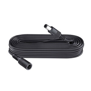 Security-01 3m DC�����P�[�u�� DC/AC�d�������P�[�u�� DC�v���O �����R�[�h LED �e�[�v���C�g �r�f�I �J���� �Ď��J���� �p�̓d���A�_�v�^�[�R�[�h �O�a 5.5mm/���a 2.1mm ��/�u���b�N