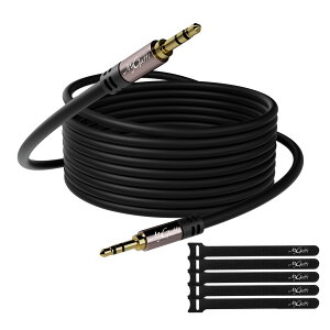 AUX 3.5mm�I�[�f�B�I�P�[�u�� 2�d�V�[���h�σm�C�Y �w�b�h�z���� �����b�L�~�j�v���O Hi-Fi�����X�e���I�R�[�h 28AWG���� 3��/TRS �A�i���O�I�[�f�B�I�P�[�u�� �X�}�z/iPhone/PC/iPad/iPod/MP3/�X�s�[�J