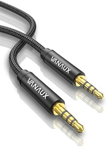 AUX �P�[�u�� VANAUX 3.5mm �I�[�f�B�I�P�[�u�� 3��/TRS �w�b�h�z���P�[�u�� �X�e���I�~�j�v���O �I�X-�I�X ������/�z�[���I�[�f�B�I/�^�u���b�g/�X�}�[�g�t�H��/�X�s�[�J�[�Ȃǂ��T�|�[�g (4��/TR
