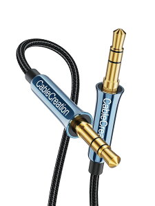 �I�[�f�B�I�P�[�u��,CableCreation 3.5mm AUX �P�[�u�� TRS 3�� �C���z���P�[�u�� ���ϋv���i�C�����҂� Hi-Fi���� 24K�����b�L�[�q �ԍ�/iPhones/PS4�w�b�h�Z�b�g/Sony���ɑΉ� 3M �u���[