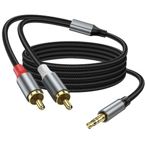 KAYQINHO 3.5mm-RCA�P�[�u��2M�AAUX RCA�C���z���I�X-�I�X�A�_�v�^�[�i�C�����҂�1/8�I�[�f�B�IY�P�[�u���AEcho Dot�A�X�}�[�g�t�H���AMP3�A�^�u���b�g�A�X�e���I���V�[�o�[�A�ԍځA�X�s�[�J�[�p