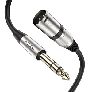 MOSWAG XLR����6.35mm (1/4�C���`) �I�X�A6.35mmTRS�P�[�u���A�X�e���I�M�^�[�P�[�u�� �C�J�����A�X�e���I�V�X�e���A�}�C�N�A�T�E���h�{�b�N�X�A�I�[�f�B�I�T�E���h�R���\�[���A�p���[�A���v�A�I