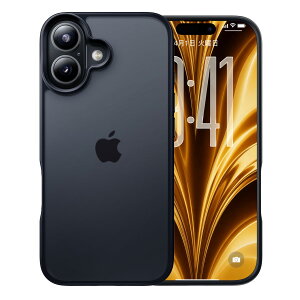 �y�ČRMIL�V�K�i�E�w��h�~�zCASEKOO iPhone 17 �p�P�[�X �����ӂ���17�p�P�[�X 6.3 �C���` (�}�b�g�u���b�N)