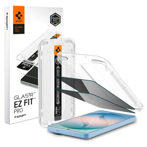 Spigen Galaxy S26+ �����K���X�t�B���� �`�����h�~ 2���� 10H+ �d�x �v���C�o�V�[ �ی�t�B���� �\��t���L�b�g�t�� �w��h�~ �i�m�R�[�e�B���O ��U�h�~ Galaxy S26 Plus EZ Fit Pro AGL11081 (�v���C�o�V�[