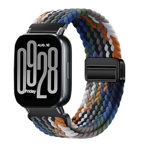 22mm�}�O�l�b�g���҂݃o���h Redmi Watch 5 Active/Redmi Watch 5 Lite/KAKA TK19/HOIBAI/MTDKA R8/SAIKATI IDW25/Samsung/Garmin/Amazfit �Ή� ���f�B�[�X �����Y ���߉\ �ʋC�� �����p�x���g �i�C�������[�v ���X�g�o��