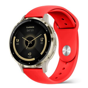 [PinnWaa] 18mm ���v�o���h Garmin Venu 4 41mm/Venu 3S 41mm/2S/Forerunner 265S/255S/255S Music/Vivoactive 4S 40mm/Vivomove 3S 39mm/Active S/Move 3S �Ή� �����x���g �K�[�~���p �V���R���� �X�|�[�c���[�v �o���h �y�� �ʋC��