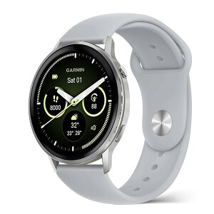 [PinnWaa] 22mm ���v�o���h Garmin Venu 4 45mm/Venu 3 45mm/2/Forerunner 570 47mm/265/255/Vivoactive 4/Active�Ή� �����x���g 22�~�� �K�[�~���p �����x���g �X�}�[�g�E�H�b�`�o���h �V���R���� �X�|�[�c���[�v �X�g