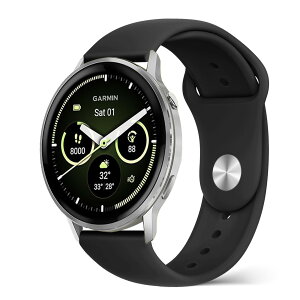 [PinnWaa] 22mm ���v�o���h Garmin Venu 4 45mm/Venu 3 45mm/2/Forerunner 570 47mm/265/255/Vivoactive 4/Active �Ή� �����x���g 22�~�� �K�[�~���p �����x���g �X�}�[�g�E�H�b�`�o���h �V���R���� �X�|�[�c���[�v �X�g