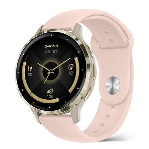 [PinnWaa] 18mm ���v�o���h Garmin Venu 4 41mm/Venu 3S 41mm/2S/Forerunner 265S/255S/255S Music/Vivoactive 4S 40mm/Vivomove 3S 39mm/Active S/Move 3S �Ή� �����x���g �K�[�~���p �V���R���� �X�|�[�c���[�v �o���h �y�� �ʋC��