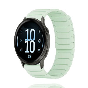 AnnTec For Garmin Forerunner 70 / 170/ 170 Music / 570 42mm / Garmin Approach J1 43mm / S50 / S44 / S42 / Vivoactive 6 / 5 �o���h �����x���g �ւ��x���g 20mm �o���h �V���R���� �}�O�l�b�g�N���X�v �����o���h �X�|�[�c�o