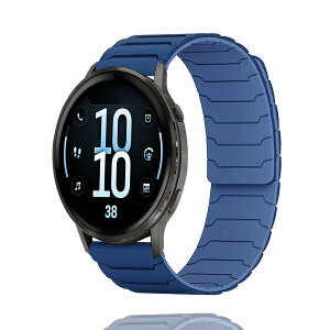 AnnTec For Garmin Forerunner 70 / 170/ 170 Music / 570 42mm / Garmin Approach J1 43mm / S50 / S44 / S42 / Vivoactive 6 / 5 �o���h �����x���g �ւ��x���g 20mm �o���h �V���R���� �}�O�l�b�g�N���X�v �����o���h �X�|�[�c�o