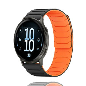 AnnTec For Garmin Forerunner 70 / 170/ 170 Music / 570 42mm / Garmin Approach J1 43mm / S50 / S44 / S42 / Vivoactive 6 / 5 �o���h �����x���g �ւ��x���g 20mm �o���h �V���R���� �}�O�l�b�g�N���X�v �����o���h �X�|�[�c�o