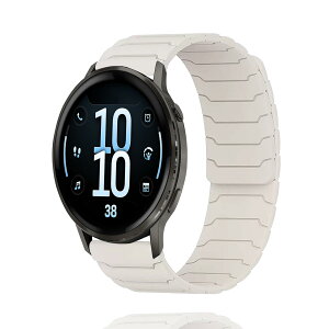 AnnTec For Garmin Forerunner 70 / 170/ 170 Music / 570 42mm / Garmin Approach J1 43mm / S50 / S44 / S42 / Vivoactive 6 / 5 �o���h �����x���g �ւ��x���g 20mm �o���h �V���R���� �}�O�l�b�g�N���X�v �����o���h �X�|�[�c�o