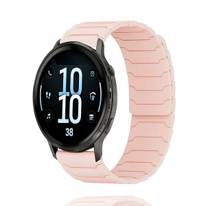 AnnTec For Garmin Forerunner 70 / 170/ 170 Music / 570 42mm / Garmin Approach J1 43mm / S50 / S44 / S42 / Vivoactive 6 / 5 �o���h �����x���g �ւ��x���g 20mm �o���h �V���R���� �}�O�l�b�g�N���X�v �����o���h �X�|�[�c�o