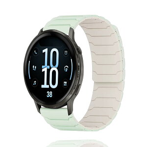 AnnTec For Garmin Forerunner 70 / 170/ 170 Music / 570 42mm / Garmin Approach J1 43mm / S50 / S44 / S42 / Vivoactive 6 / 5 �o���h �����x���g �ւ��x���g 20mm �o���h �V���R���� �}�O�l�b�g�N���X�v �����o���h �X�|�[�c�o