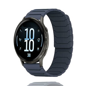 AnnTec For Garmin Forerunner 70 / 170/ 170 Music / 570 42mm / Garmin Approach J1 43mm / S50 / S44 / S42 / Vivoactive 6 / 5 �o���h �����x���g �ւ��x���g 20mm �o���h �V���R���� �}�O�l�b�g�N���X�v �����o���h �X�|�[�c�o