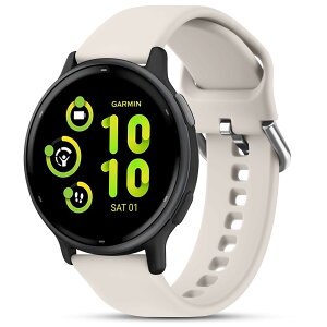 �o���h 20mm Garmin Vivoactive 5/6/3/Venu Sq/Sq Music/Venu 2 Plus/Forerunner 55 158 245 645 �����x���g �X�|�[�c�V���R�[���������o���h �j�����p (�X�^�[���C�g�AS)