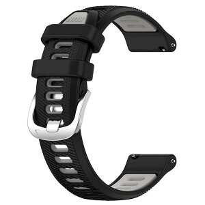 Garmin Forerunner265/Forerunner265 music/Venu 3/�p�o���h 22MM �x���g ���F �ւ��o���h �V���R���� �_�炩�� �ʋC�� �ϋv�� �X�|�[�c�o���h �A�N�Z�T���[ (�u���b�N�O���[)