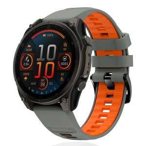 AnnTec For Garmin quatix 8 / Tactix 8 47mm / Garmin Forerunner 970 / Forerunner 965 / Fenix 8 / 7 / E 47mm / Approach S70 47 mm �o���h 22mm Quickfit �o���h �����x���g �ւ��x���g �V���R���� �X�|�[�c�o���h �h�� �_�炩�� ��