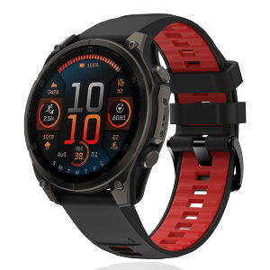 AnnTec For Garmin quatix 8 / Tactix 8 47mm / Garmin Forerunner 970 / Forerunner 965 / Fenix 8 / 7 / E 47mm / Approach S70 47 mm �o���h 22mm Quickfit �o���h �����x���g �ւ��x���g �V���R���� �X�|�[�c�o���h �h�� �_�炩�� ��