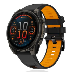 AnnTec For Garmin quatix 8 / Tactix 8 47mm / Garmin Forerunner 970 / Forerunner 965 / Fenix 8 / 7 / E 47mm / Approach S70 47 mm �o���h 22mm Quickfit �o���h �����x���g �ւ��x���g �V���R���� �X�|�[�c�o���h �h�� �_�炩�� ��