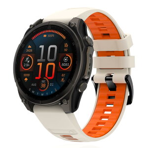 AnnTec For Garmin quatix 8 / Tactix 8 47mm / Garmin Forerunner 970 / Forerunner 965 / Fenix 8 / 7 / E 47mm / Approach S70 47 mm �o���h 22mm Quickfit �o���h �����x���g �ւ��x���g �V���R���� �X�|�[�c�o���h �h�� �_�炩�� ��