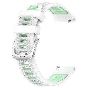 Garmin Forerunner265S/Forerunner265S music/Venu 3S�p�o���h 18MM �x���g ���F �ւ��o���h �V���R���� �_�炩�� �ʋC�� �ϋv�� �X�|�[�c�o���h �A�N�Z�T���[ (�z���C�g�u���[�O���[��)