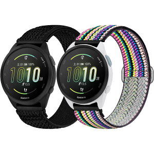 ���v �x���gGarmin Vivoactive 6/Vivoactive 5/3/Garmin Forerunner 55/570 42mm/165/645/245 Music�p 20mm �L�k���r���v �E�H�b�`�o���h �N�C�b�N�����[�X �i�C������ �����p�E�H�b�`�X�g���b�v �j�����p