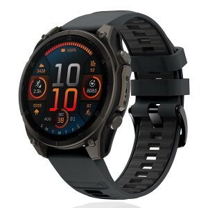 AnnTec For Garmin quatix 8 / Tactix 8 47mm / Garmin Forerunner 970 / Forerunner 965 / Fenix 8 / 7 / E 47mm / Approach S70 47 mm �o���h 22mm Quickfit �o���h �����x���g �ւ��x���g �V���R���� �X�|�[�c�o���h �h�� �_�炩�� ��