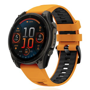 AnnTec For Garmin quatix 8 / Tactix 8 47mm / Garmin Forerunner 970 / Forerunner 965 / Fenix 8 / 7 / E 47mm / Approach S70 47 mm �o���h 22mm Quickfit �o���h �����x���g �ւ��x���g �V���R���� �X�|�[�c�o���h �h�� �_�炩�� ��