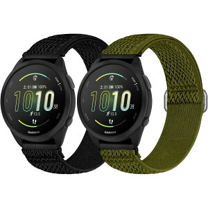 ���v �x���gGarmin Vivoactive 6/Vivoactive 5/3/Garmin Forerunner 55/570 42mm/165/645/245 Music�p 20mm �L�k���r���v �E�H�b�`�o���h �N�C�b�N�����[�X �i�C������ �����p�E�H�b�`�X�g���b�v �j�����p