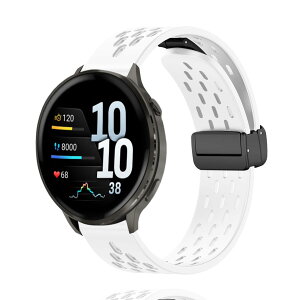 MELEJIA For Garmin Venu 4 / 3 45mm / vivoactive 4/ Venu 2 / Forerunner 265 / 255 / 255 Music / 570 47mm �����x���g �o���h 22mm �o���h �}�O�l�b�g�N���X�v �V���R���� �����o���h �X�|�[�c �������� �_�炩 �y�� �h��