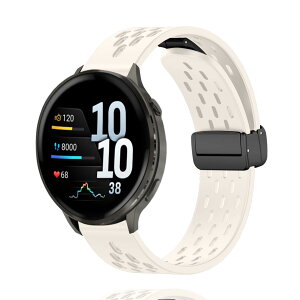 MELEJIA For Garmin Forerunner 70 / 170/ 170 Music / 570 42mm / Garmin Approach J1 43mm / S50 / S44 / S42 / Vivoactive 6 / 5 �����x���g �o���h 20mm �o���h �}�O�l�b�g�N���X�v �V���R���� �����o���h �X�|�[�c �������� �_