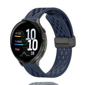 MELEJIA For Garmin Forerunner 70 / 170/ 170 Music / 570 42mm / Garmin Approach J1 43mm / S50 / S44 / S42 / Vivoactive 6 / 5 �����x���g �o���h 20mm �o���h �}�O�l�b�g�N���X�v �V���R���� �����o���h �X�|�[�c �������� �_