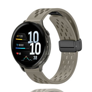 MELEJIA For Garmin Forerunner 70 / 170/ 170 Music / 570 42mm / Garmin Approach J1 43mm / S50 / S44 / S42 / Vivoactive 6 / 5 �����x���g �o���h 20mm �o���h �}�O�l�b�g�N���X�v �V���R���� �����o���h �X�|�[�c �������� �_