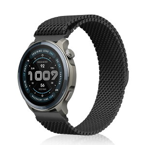 [KiimLaa] 22mm �o���h Amazfit Active Max/T-Rex 3 Pro 48mm/Balance 2/Bip 6/5/, Amazfit GTR 47mm/GTR 3 Pro �Ή� �X�e�����X �����x���g �}�O�l�b�g �����o���h �ʋC ���b�V�� �ϋv�� Garmin Venu 4 45mm/Forerunner 570 47mm �p 22