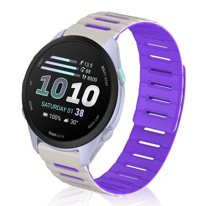 YealRed 20mm �V���R���o���h For Garmin Forerunner 170 Music ���C�o�b�N�� (�X�^�[���C�g�p�[�v��)