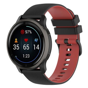 ShweLan 20mm �o���h For Garmin Forerunner 70 / 170 / 170 Music / 645 / 570 42mm / 245 / 165 / Garmin Venu Sq 2 / Sq / Venu 2 Plus / Venu / Vivoactive 5 / 3 / Vivomove 3 / Approach S50 ���o���h �x���g �ւ��x���g �V���R���� �ʋC�� �i