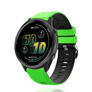 AnnTec For Garmin Venu 4 / 3 45mm / Vivoactive 4 / Venu 2 / Garmin Forerunner 265 / 255 / 255 Music / 570 47mm �o���h 22mm �o���h �����x���g �ւ��x���g �R���p�`�u�� �K�[�~�� �x���g �V���R���� �X�|�[�c�o���h �h��