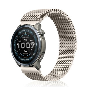 [KiimLaa] 22mm �o���h Amazfit Active Max/T-Rex 3 Pro 48mm/Balance 2/Bip 6/5/, Amazfit GTR 47mm/GTR 3 Pro �Ή� �X�e�����X �����x���g �}�O�l�b�g �����o���h �ʋC ���b�V�� �ϋv�� Garmin Venu 4 45mm/Forerunner 570 47mm �p 22