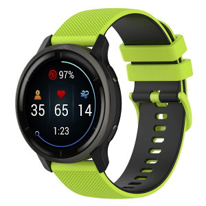 ShweLan 20mm �o���h For Garmin Forerunner 70 / 170 / 170 Music / 645 / 570 42mm / 245 / 165 / Garmin Venu Sq 2 / Sq / Venu 2 Plus / Venu / Vivoactive 5 / 3 / Vivomove 3 / Approach S50 ���o���h �x���g �ւ��x���g �V���R���� �ʋC�� �i