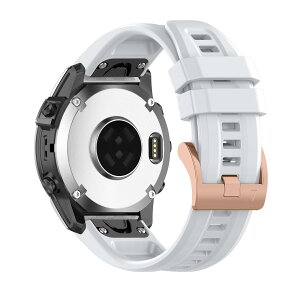 RosMank 20mm Quickfit �E�H�b�`�o���h Garmin Fenix 8 AMOLED 43mm/7S Pro/7S/6S Pro/6S/5S/5S Plus �Ή��AApproach S70 42mm/Instinct 2S/Descent Mk3s �p�V���R�������p�X�g���b�v, ��