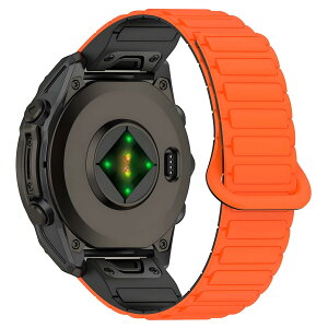 [Tyqzor] for Garmin �o���h 20/22/26mm �}�O�l�b�g�� �V���R���Afor garmin quickfit �}�O�l�b�g �����x���g �_�炩�� �����ȒP �ʋC�� �X�|�[�c �X�g���b�v for Fenix/Approach/Instinct/Descent/Quatix/Epix/Forerunner