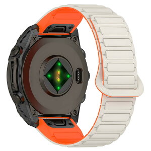 [Tyqzor] for Garmin �o���h 20/22/26mm �}�O�l�b�g�� �V���R���Afor garmin quickfit �}�O�l�b�g �����x���g �_�炩�� �����ȒP �ʋC�� �X�|�[�c �X�g���b�v for Fenix/Approach/Instinct/Descent/Quatix/Epix/Forerunner