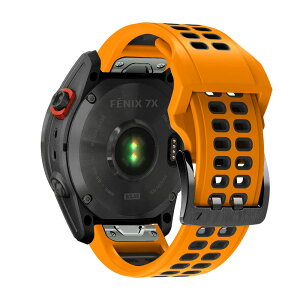 MosFoil �V���R���� �o���h Garmin Tactix 8 51mm/Fenix 8 51 mm �Ή� �����o���h�i�I�����W�j