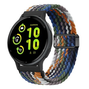 [Etsbaocy] 20mm �o���h For GARMIN(�K�[�~��) vivoactive 6/Garmin Vivoactive 5/Venu Sq 2/Forerunner 165 Music �Ή� �����o���h �����x���g �ґg�X�g���b�v ���C�o�b�N���t�� �����p�X�g���b�v �K�[�~�� Venu 2 Plus/Fore