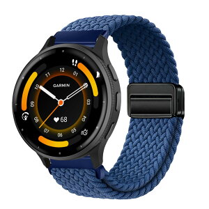 [Kvsdynd] 22mm Garmin Venu 4 45mm/Venu 3 45mm/2/Forerunner 570 47mm �����o���h �i�C�����f�� ���C�o�b�N�� �}�O�l�b�g���o�b�N�� �҂ݍ��� �ʋC�� �T�C�Y�����\ �K�[�~�� Forerunner 265/255/Vivoactive 4/Active�p -